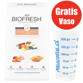 Gratis Vaso + Biofresh Perro Cachorro Pequeño y Mini 10,1 Kg