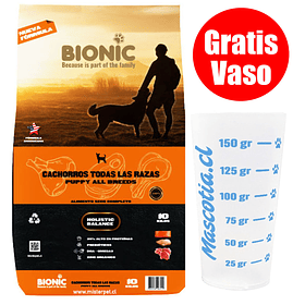 Gratis Vaso + Bionic Perro Cachorro 10 Kg