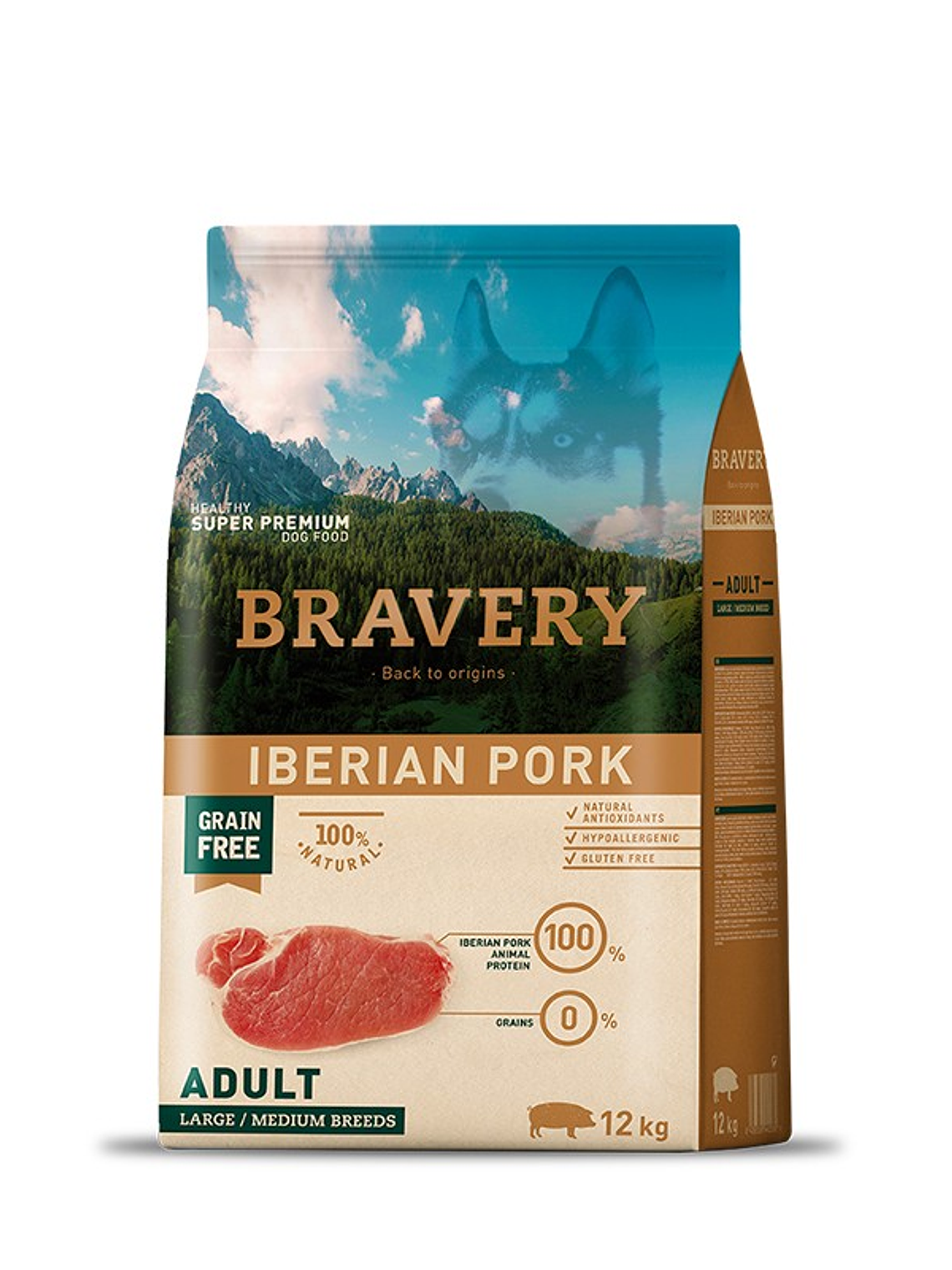 Bravery Adulto Iberian Pork Large Medium Breeds 1