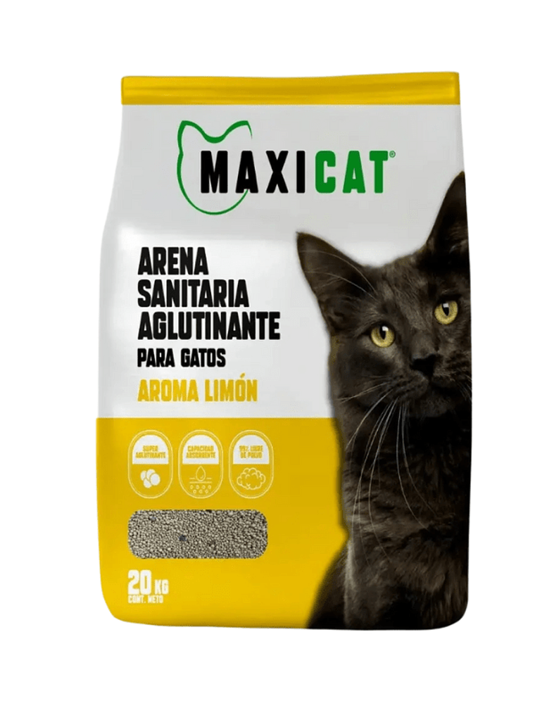 Arena para gatos maxicat limon 1