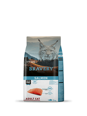 Bravery Adult Cat Salmon Alimento para Gatos