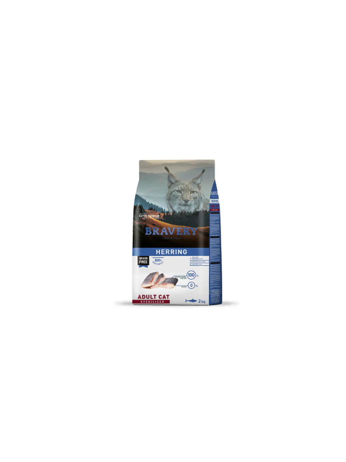 Bravery Adult Cat Herring (Arenque) Sterilized Alimento Para Gatos 1