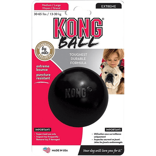 Pelota para perro Ultra Resistente Kong Ball Extreme