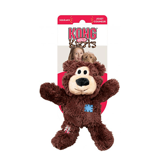 Juguete para perro Peluche Kong wild Knots Oso con interior de cuerda