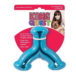 Juguete de Perro rellenable Kong Quest Wishbone S