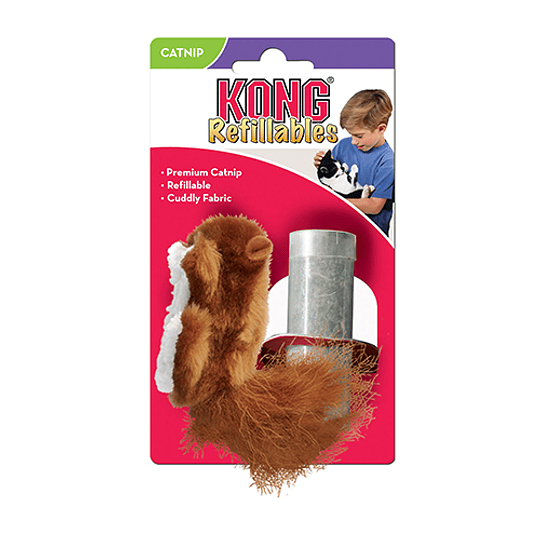 Juguete para gato Kong Squirrel con Catnip			