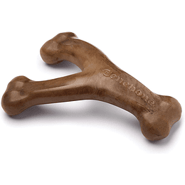 Hueso mordedor para perro sabor tocino Benebone Wishbone Bacon