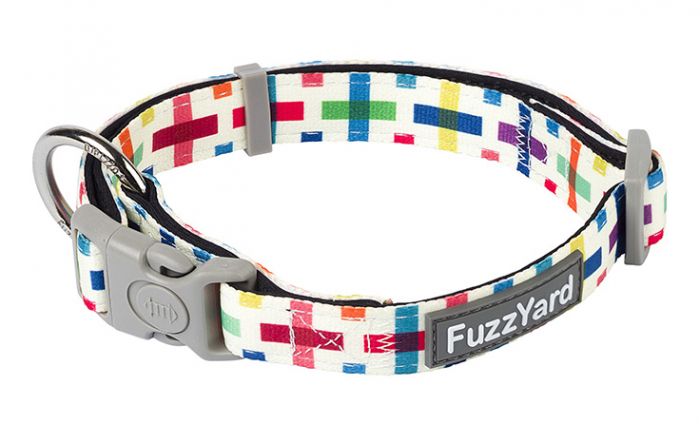 FUZZYARD DOG COLLAR - JENGA - M