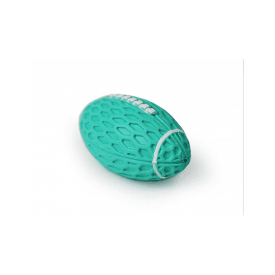 Juguete mordedor para perro de Goma (14,5 CM) Pelota Rugby