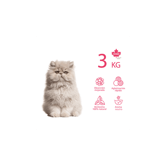 Arena sanitaria para gatos WE LOVE CATS - 3kg Aglutinante