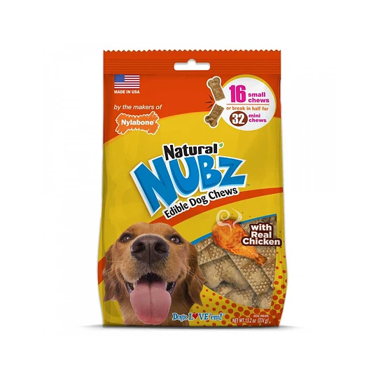 Nubz comestible sabor Pollo - 16 unidades / talla S