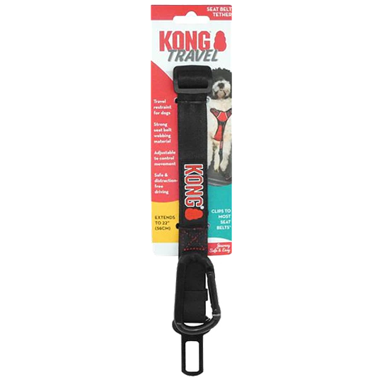 Anclaje de cinturón de seguridad Kong para perro 