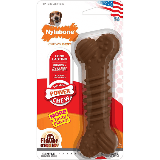 Hueso Texturizado para mordedor extremo Nylabone - Talla M