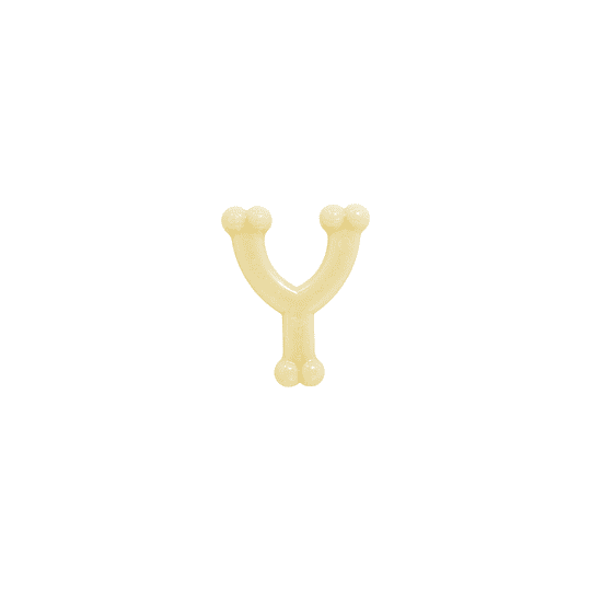 Hueso de la suerte para mordedor extremo Nylabone talla S/M