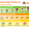 Hueso de la suerte para mordedor extremo Nylabone talla S/M