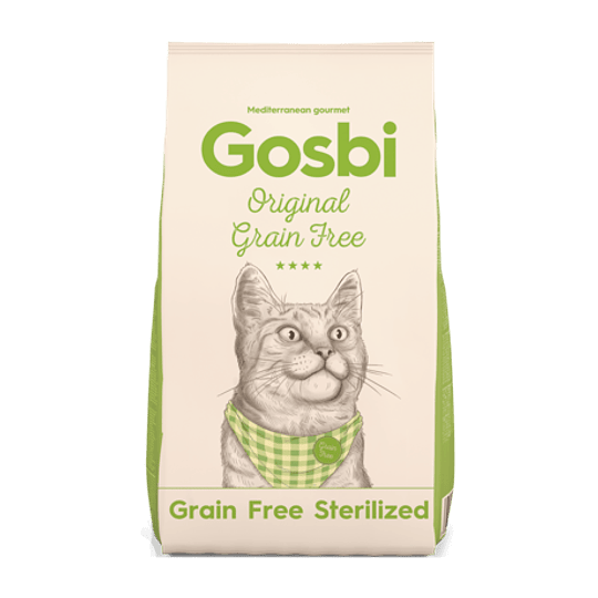 Alimento Gosbi Original Gatos Grain Free Sterilized 