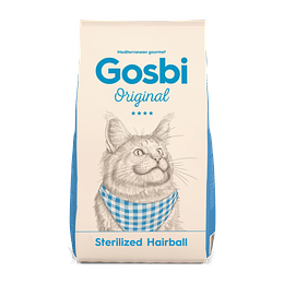 Alimento Gosbi Original Gato Sterilized Hairball Adulto