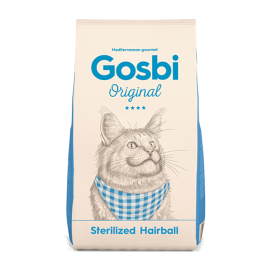 Alimento Gosbi Original Gato Sterilized Hairball Adulto