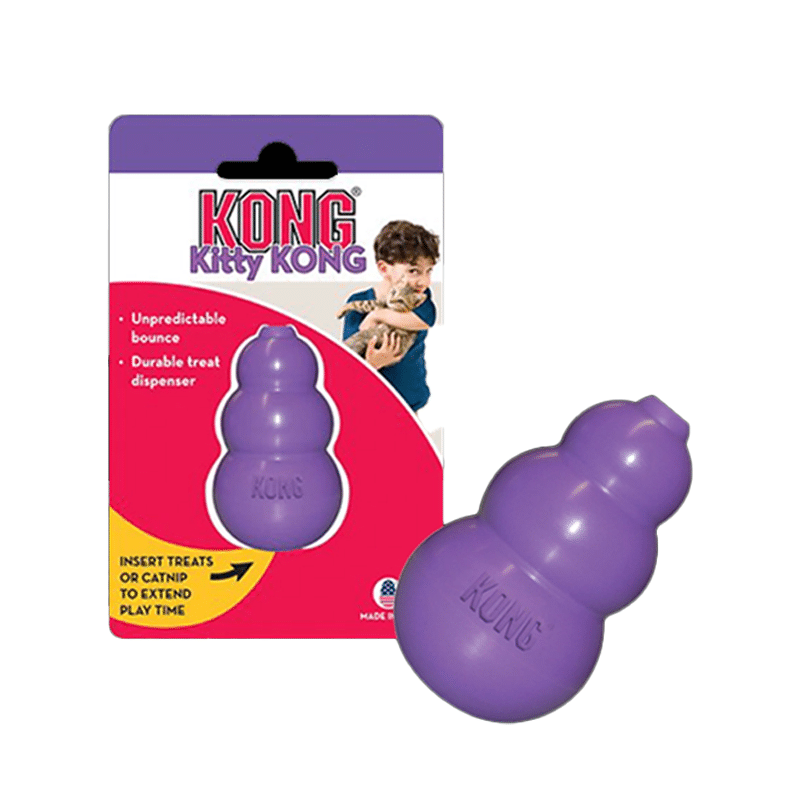 Juguete Kong Kitty Kong Para Gatos Rellenable Talla Única