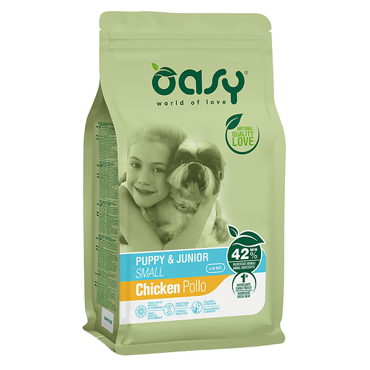 Alimento Cachorro Oasy Lifestage Puppy & Junior Small sabor Pollo 3kg