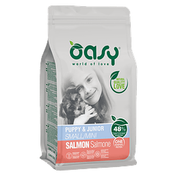 Alimento para Perro cachorro Oasy OAP Puppy & Junior small / mini sabor Salmón 2.5kg