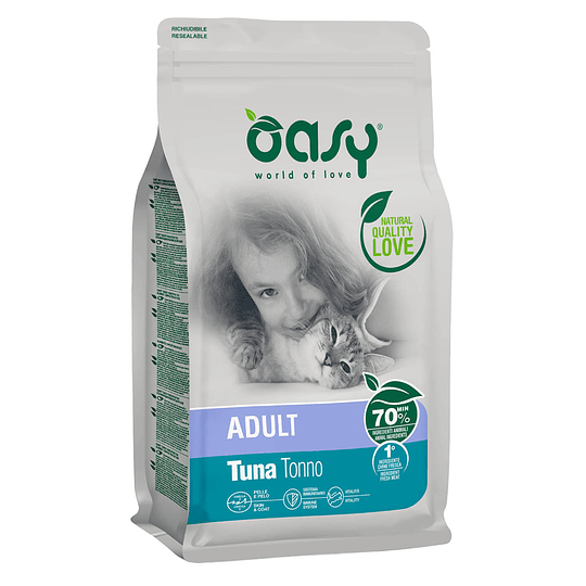 Alimento para Gatos Oasy Lifestage Adulto sabor Atún 1.5Kg