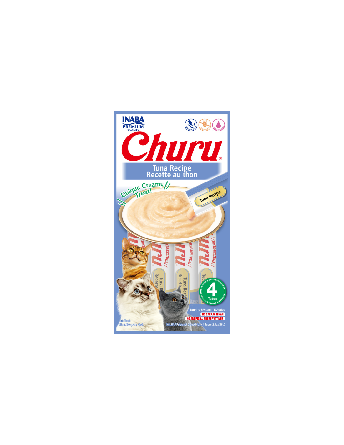 Cats Snack Tubito Cremoso Sabor Albacora