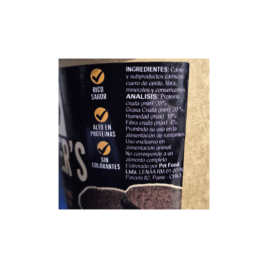 Snack de proteina para perro Woofer´s 80gr