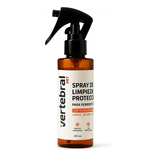 Spray de Limpieza y Protección Microbiana para Mascotas (150 mL)