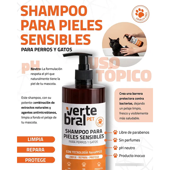Shampoo para Piel Sensible - Limpieza y Protección  250ml