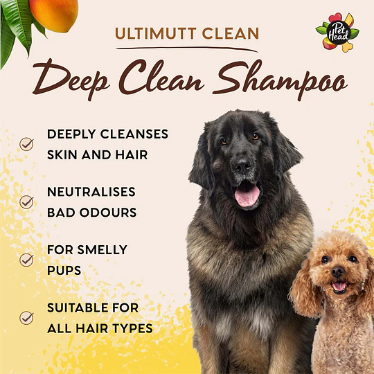 Shampoo para perros Mango Fresh Ultimutt Clean 3in1 