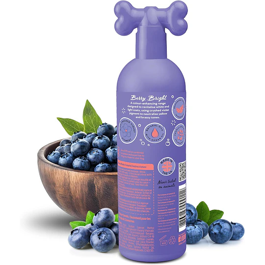 Shampoo para perros Pet Head Berry Bright Whitening & Color Enhancing