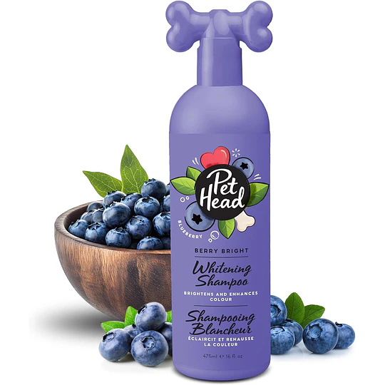 Shampoo para perros Pet Head Berry Bright Whitening & Color Enhancing