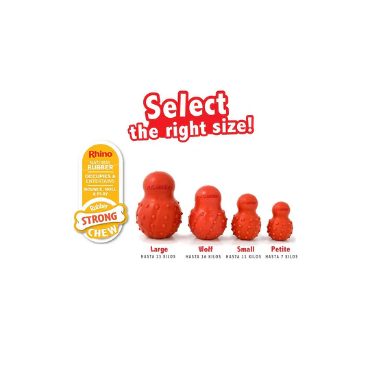 Nylabone Strong Chew Cono 3 en 1 Rellenable y Congelable, Sabor Tocino, Talla M