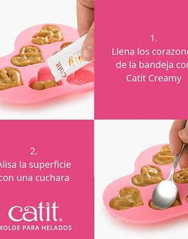 Molde para Helados en Forma de Corazón Catit