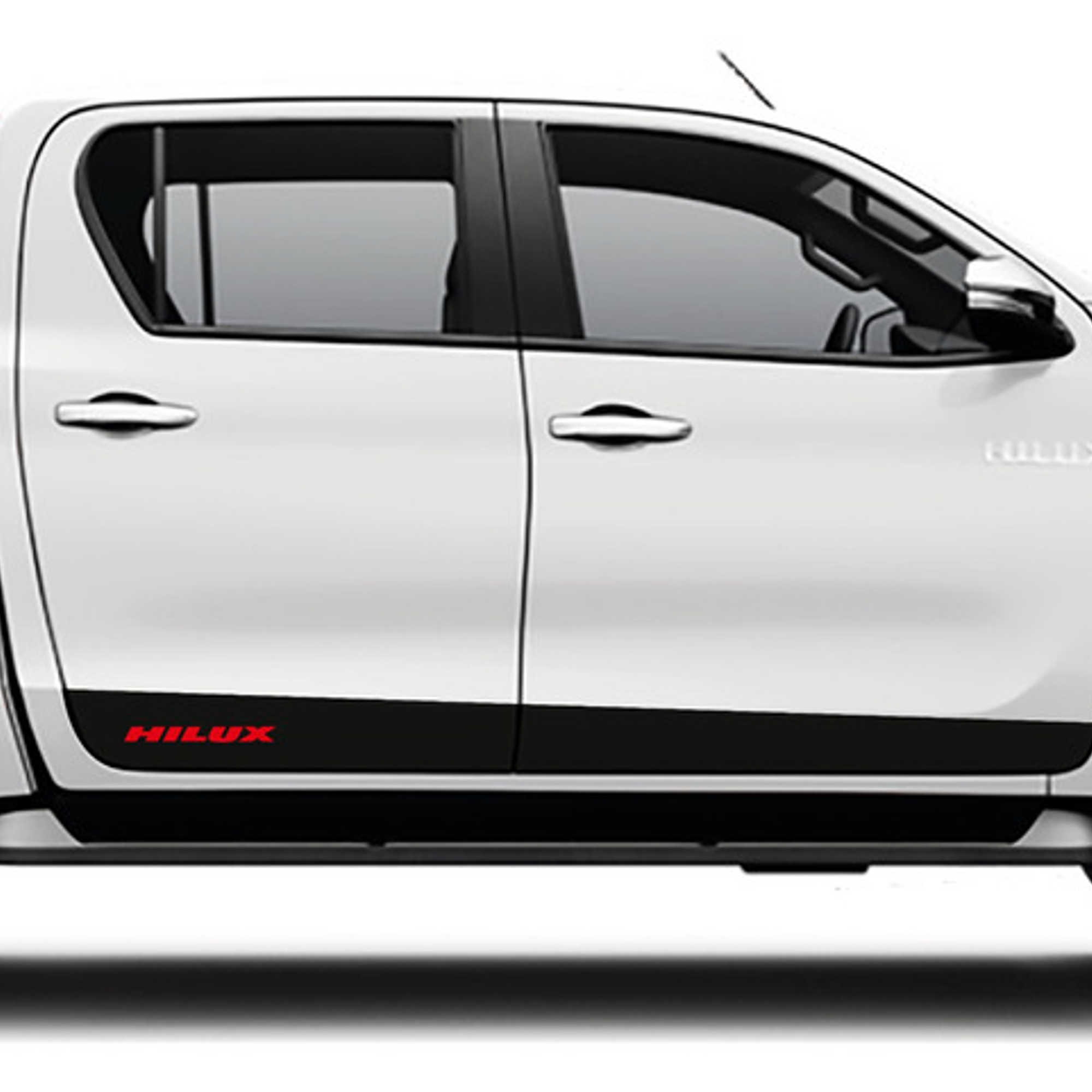 Sticker Barro  franjas deportivas  para Camionetas Pickup 4x4 3