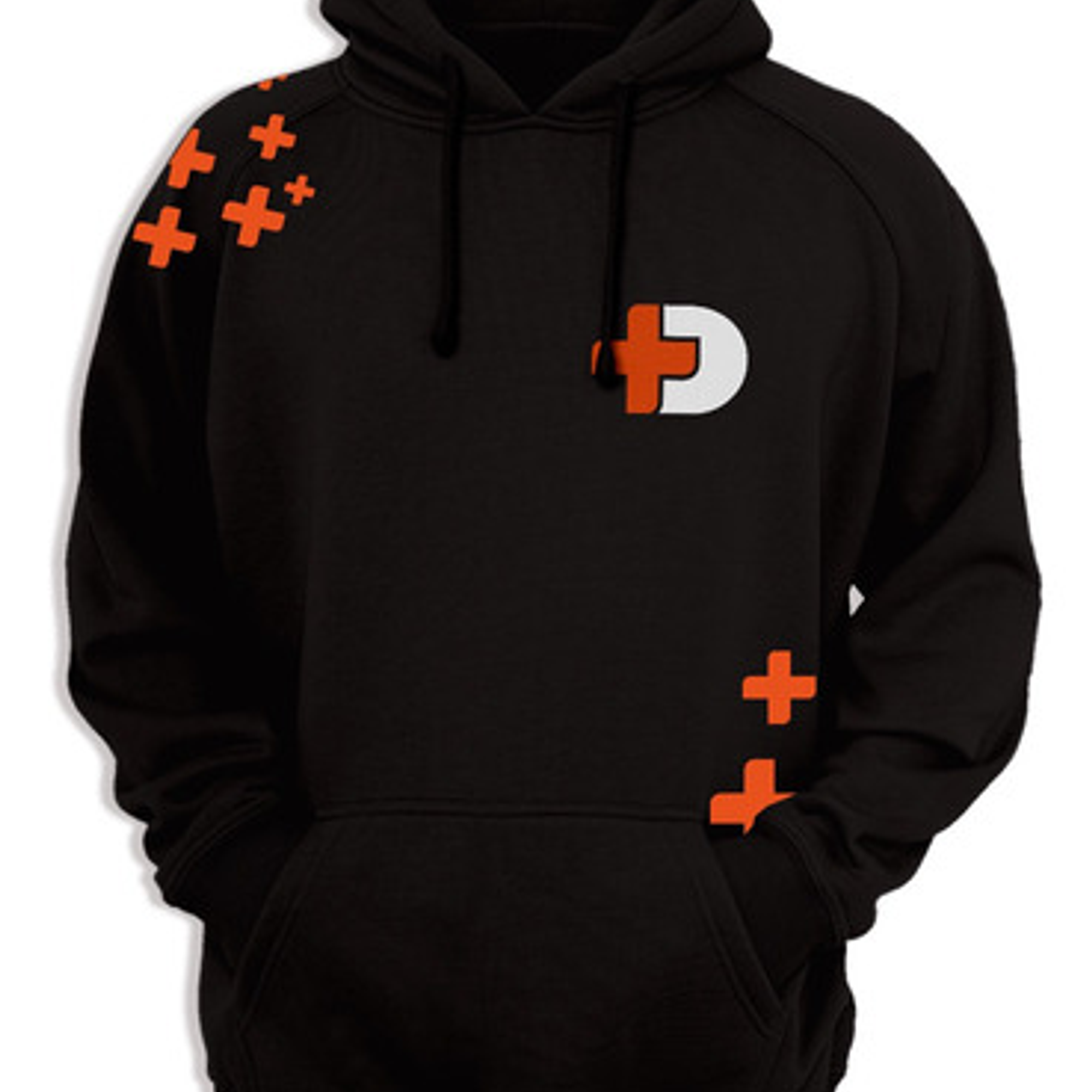 Poleron Canguro Con Capucha Personalizado Vinilo Textil Reflectante Unisex 2