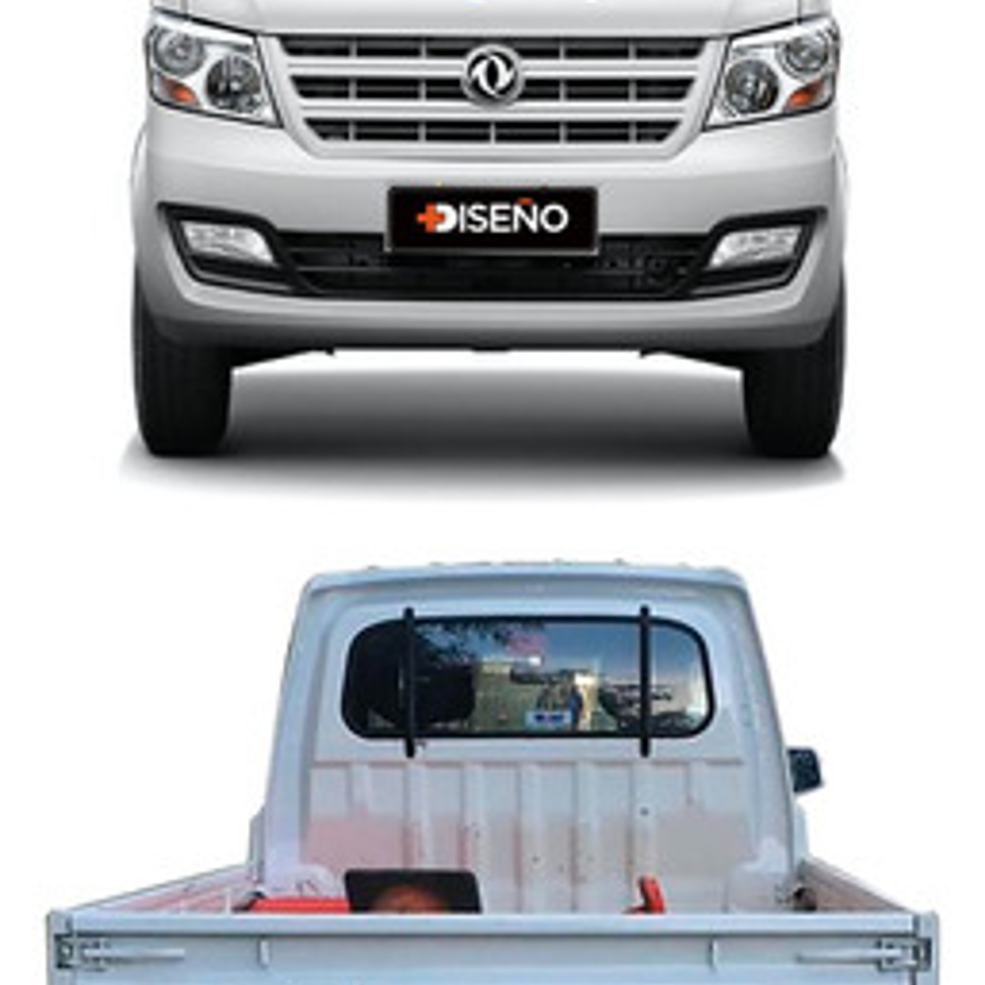 Gráfica Vehicular Furgon De Carga Camión Con Barandas  13