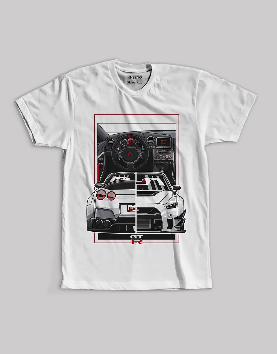 Polera Nissan GTR 35 JDM 3