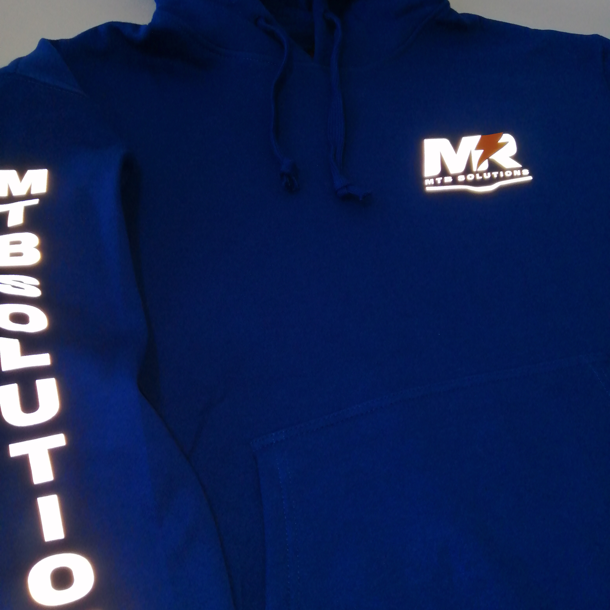 Poleron Canguro Con Capucha Personalizado Vinilo Textil Reflectante Unisex 1