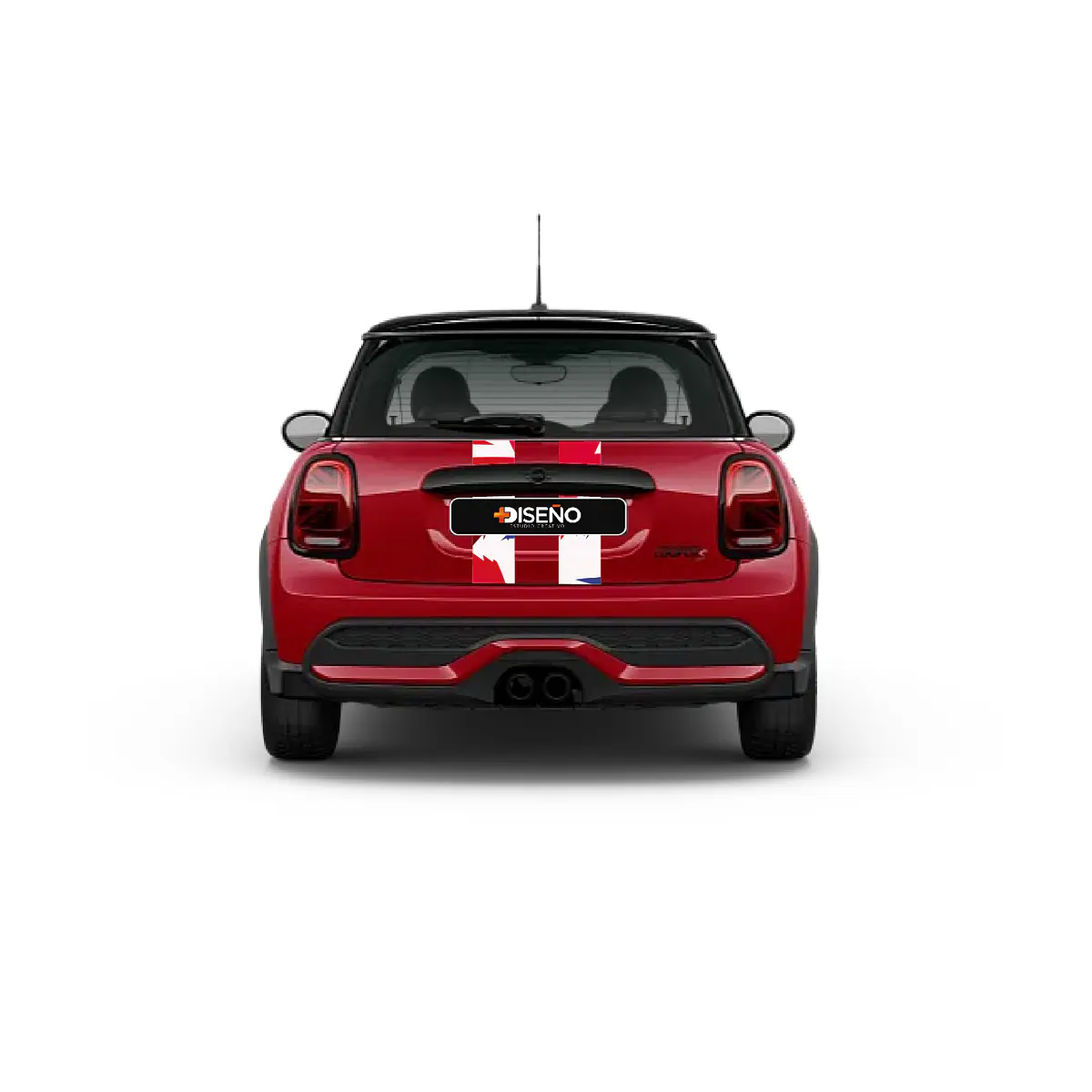 drapeau banniere flag mini cooper