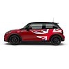 Kit de gráficos bandera británica para mini cooper