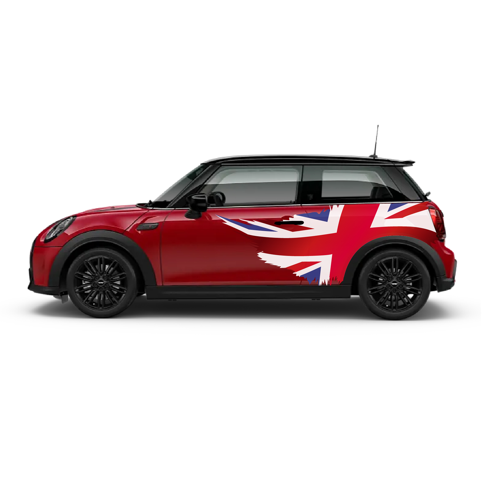 Kit de gráficos bandera británica para mini cooper 3