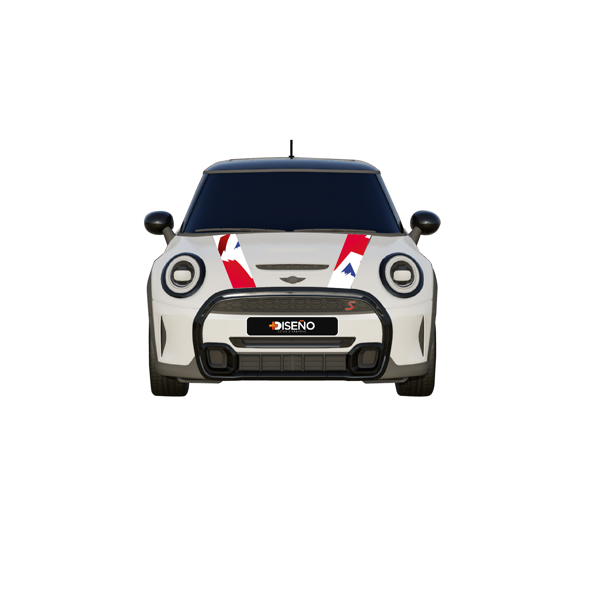 Kit de gráficos bandera británica para mini cooper 6