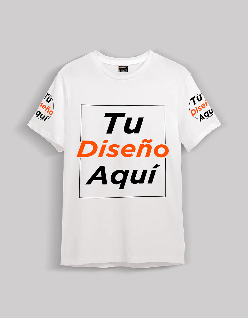 Polera Unisex con estampado 100% Algodón  1