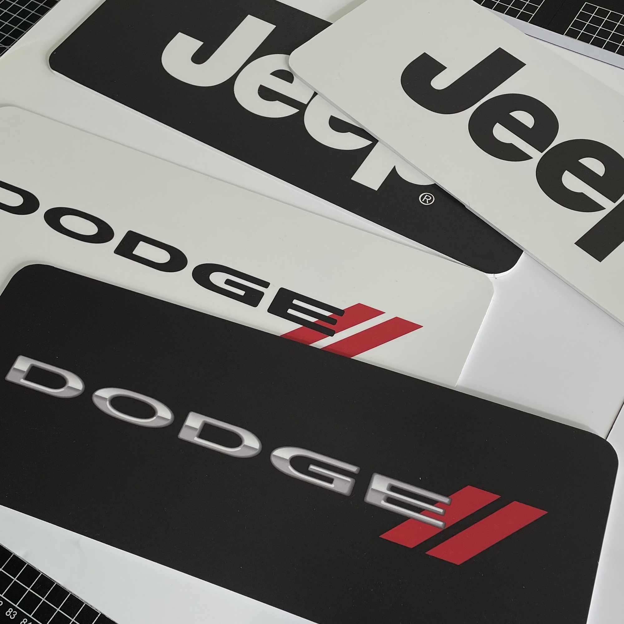 Cubre Patente borde redondeado kit de 6 unidades personalizados 3