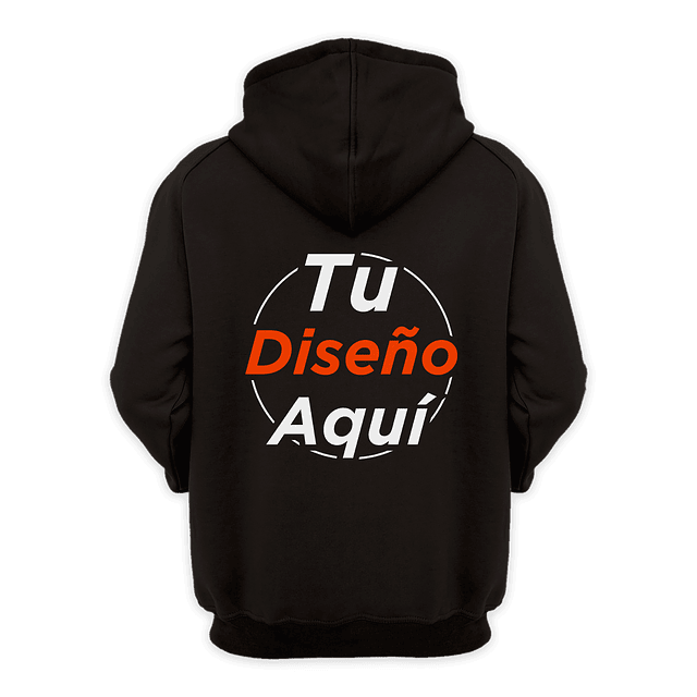 Poleron Canguro Con Capucha Estampado Personalizado 