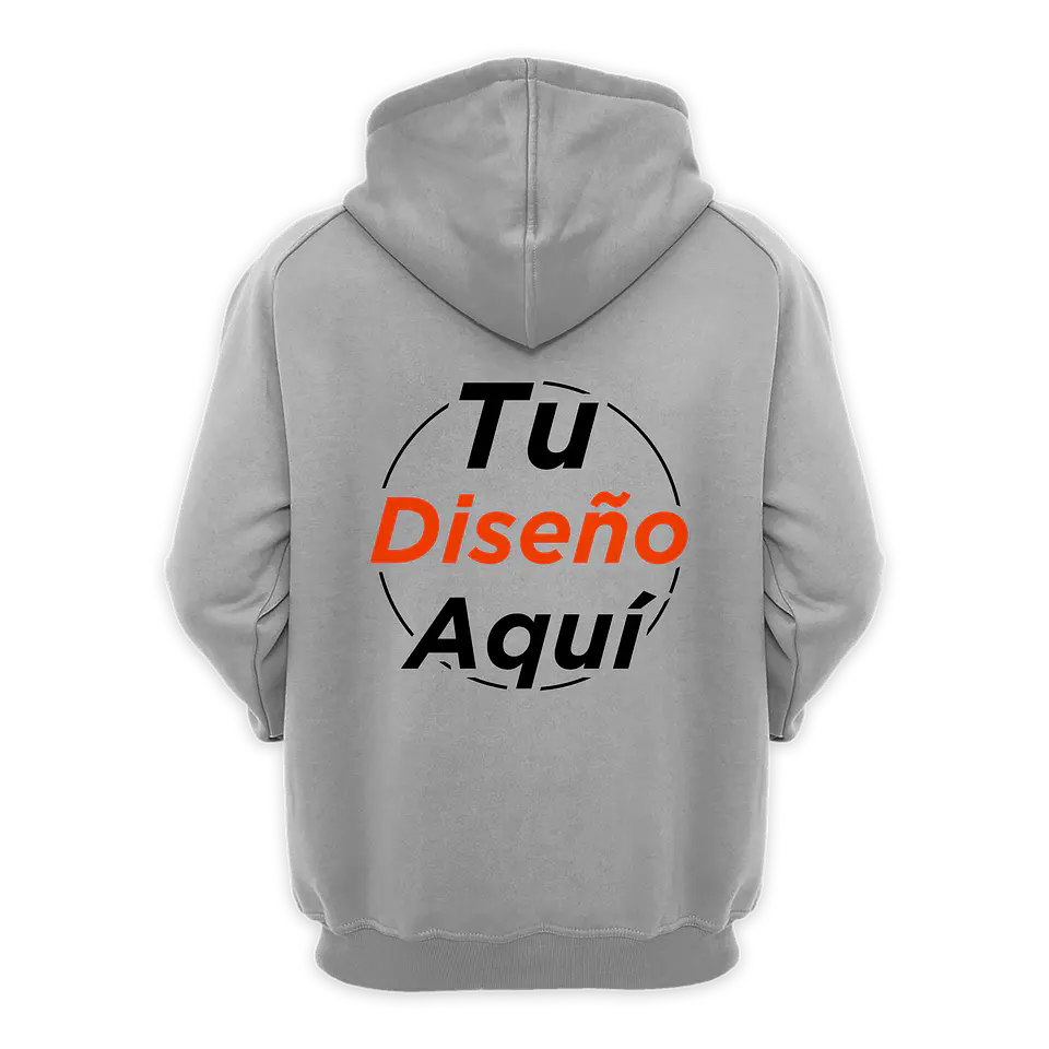 Poleron Canguro Con Capucha Estampado Personalizado  9