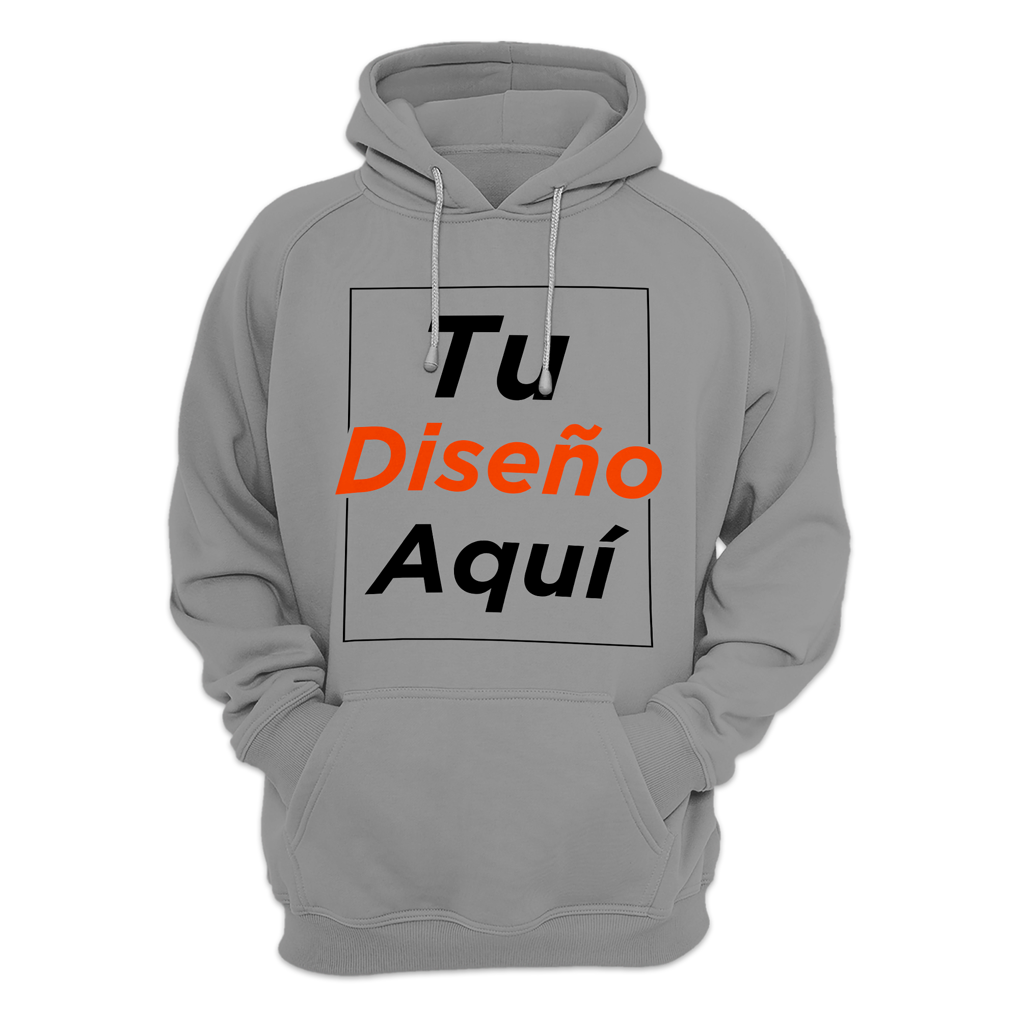 Poleron Canguro Con Capucha Estampado Personalizado  5