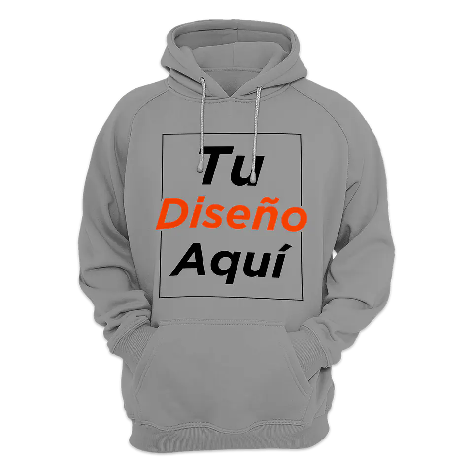 Poleron Canguro Con Capucha Estampado Personalizado  10